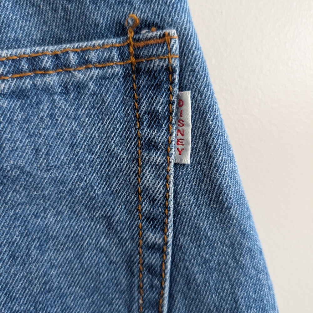 Disney Women's High Rise Jeans - Blue - Picture 7 of 11